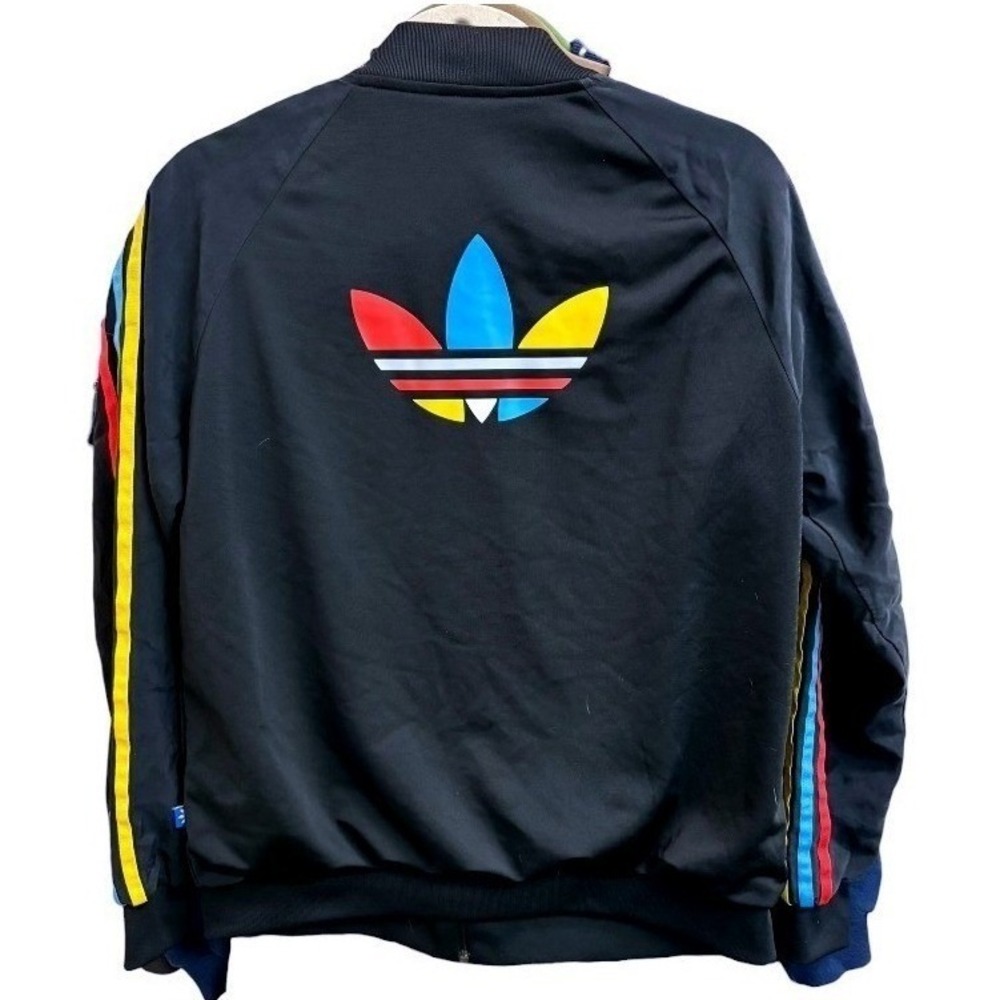 Adidas Superstar Track Jacket sz LG 2016 Tri Color Limited Edition Womens sz LG